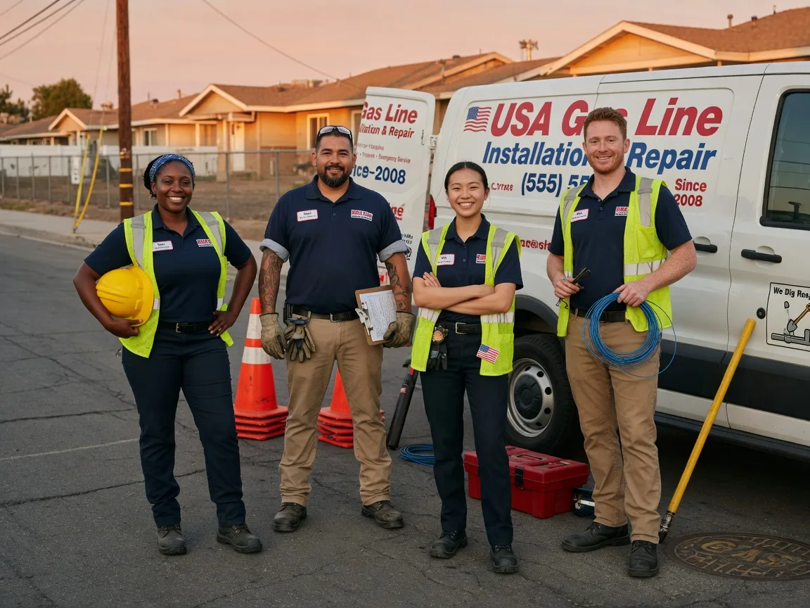 Gas Line Installation company in Five Points, TN